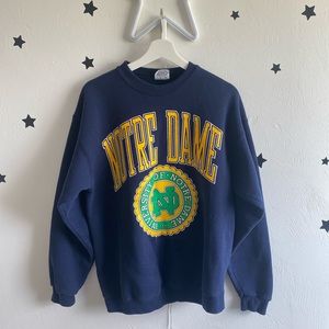 notre dame crewneck